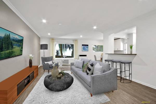 $3,695 / 2br - 1000ft2 - Wood Flooring, Ceiling Fans, 2 Bedroom in Beautiful Brentwood (Brentwood/Los Angeles)s