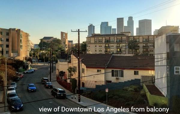 $850 Private Room with balcony and half bathroom en suite, and garage parking (Downtown LA, Chinatown, Angelino Heights)s