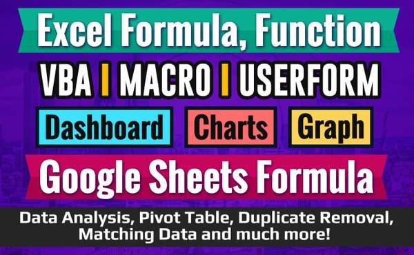 Business Automation, Excel VBA, Google Sheets, Salesforce.com Business Automation, Excel VBA, Google Sheets, Salesforce.com