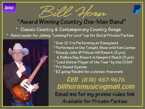 Country One-Man Band in Canyon Country Country One-Man Band in Canyon Country