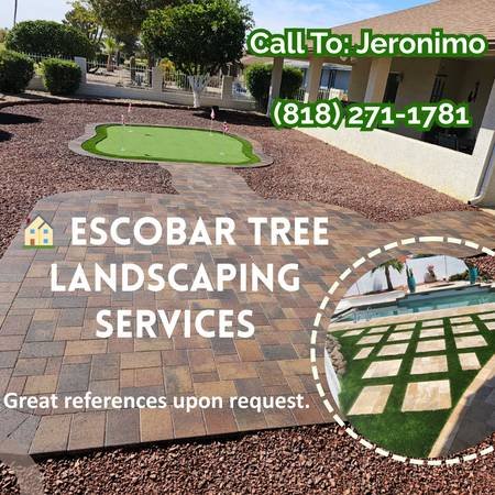 JE PRO Landscaping, Artificial, Pavers, Trees, more. References (SF Valley, Los Angeles metro, SG Valley, more.) JE PRO Landscaping, Artificial, Pavers, Trees, more. References (SF Valley, Los Angeles metro, SG Valley, more.)