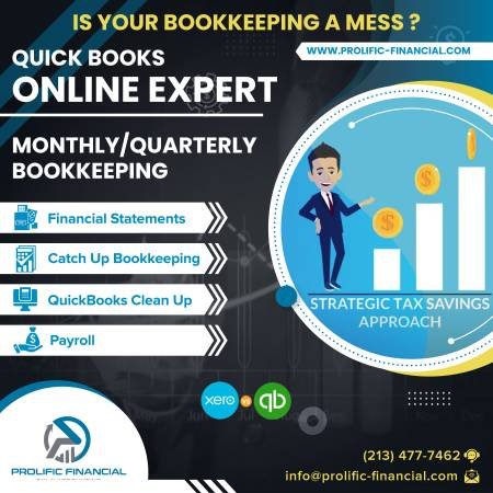 QuickBooks Expert: Small Business Bookkeeping and Accounting Specialist (LA - Downtown Los Angeles - Hollywood / West Hollywood areas) QuickBooks Expert: Small Business Bookkeeping and Accounting Specialist (LA - Downtown Los Angeles - Hollywood / West Hollywood areas)