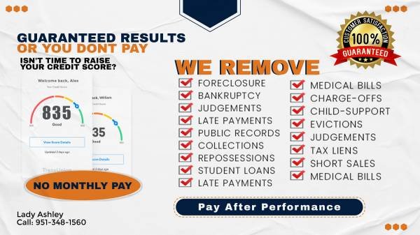 Pay After Performance Credit Repair - Results Driven, Call Now (Los Angeles) Pay After Performance Credit Repair - Results Driven, Call Now (Los Angeles)