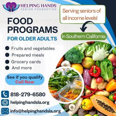 Need Food? Seniors 65+ (Downtown Los Angeles) Need Food? Seniors 65+ (Downtown Los Angeles)