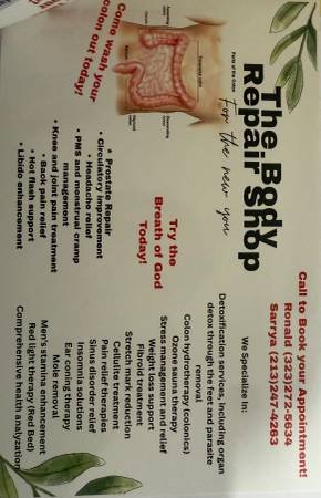 Holistic healing center (Body Repair Shop) (Los Angeles) Holistic healing center (Body Repair Shop) (Los Angeles)