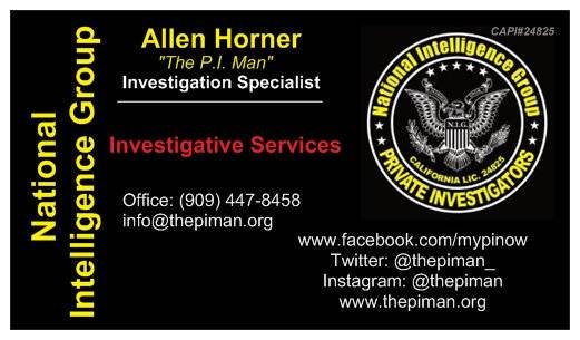 Private Investigator - Process Server (Los Angeles County & Statewide) Private Investigator - Process Server (Los Angeles County & Statewide)