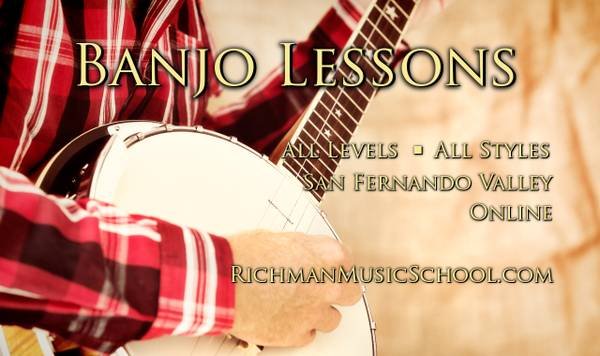 Banjo Lessons - In Studio/In-Home/Online (San Fernando Valley, Los Angeles) Banjo Lessons - In Studio/In-Home/Online (San Fernando Valley, Los Angeles)