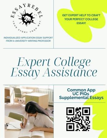 Expert College Application Essay Help -- Common App and UC PIQ Expert College Application Essay Help -- Common App and UC PIQ