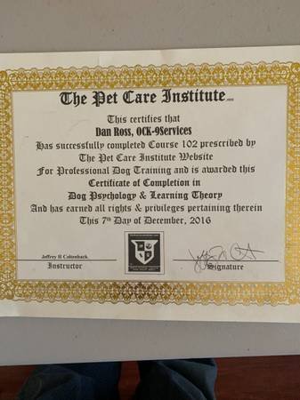 Dog Training, Aggression Specialist, Board and Train, 39 Years Experience (Huntington Beach) Dog Training, Aggression Specialist, Board and Train, 39 Years Experience (Huntington Beach)