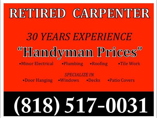 Inspection Ready Handyman Services, No Job Too Small (SF Valley, Santa Clarita, Hollywood, West Hills) Inspection Ready Handyman Services, No Job Too Small (SF Valley, Santa Clarita, Hollywood, West Hills)