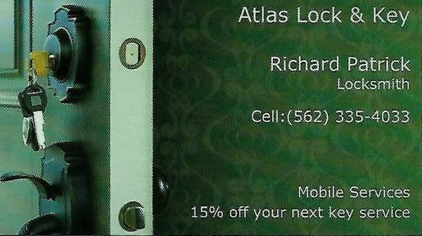 Atlas Lock and Key - Mobile Locksmith (San Gabriel Valley) Atlas Lock and Key - Mobile Locksmith (San Gabriel Valley)