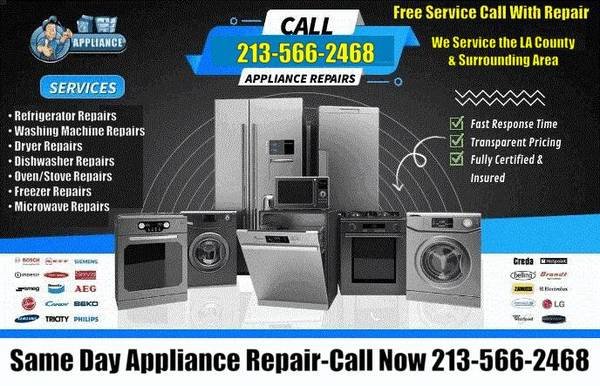 Appliance Repair for Washer, Dryer, Refrigerator, Oven, Dishwasher – Save Money (Same Day Appliance Repair & Installation 213-566-2468) Appliance Repair for Washer, Dryer, Refrigerator, Oven, Dishwasher – Save Money (Same Day Appliance Repair & Installation 213-566-2468)