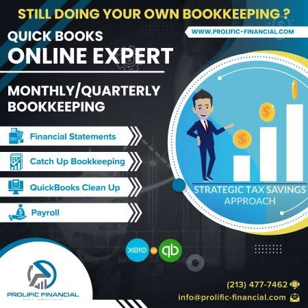 QuickBooks Bookkeeper – Small Business Bookkeeping and Accounting Services (Los Angeles – Hollywood, Downtown LA, and K-Town Areas) QuickBooks Bookkeeper – Small Business Bookkeeping and Accounting Services (Los Angeles – Hollywood, Downtown LA, and K-Town Areas)
