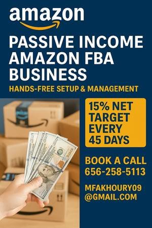 Passive Income Amazon FBA Business Opportunity 15% NET Every 45 Days Passive Income Amazon FBA Business Opportunity 15% NET Every 45 Days