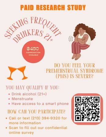 Seeking Frequent Drinkers (Up to $450 Compensation Available)s