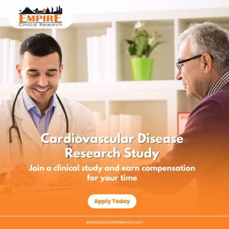Earn up to $27,300 by Joining our Cardiovascular Studies in Pomonas