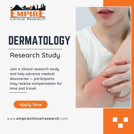 Earn up to $2,200 by Joining our Dermatology Studies in Pomonas