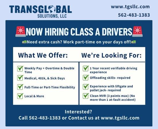 Secure Significant Earnings – Currently Hiring CDL-A Driverss