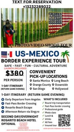 Tour Driver Guide for LA, San Diego, Tijuana Mexico Border Experience (Hollywood)s